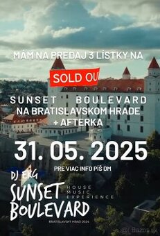 Sunset Boulevard Bratislavský hrad