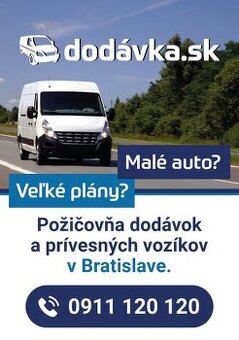 Prenajom dodávky