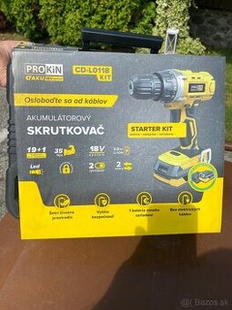 Predam novy aku skrutkovac