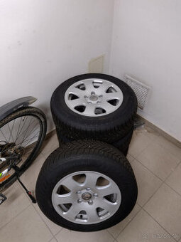 Alu disky so zimnymi pneu Matador 195/65/15 rozteč 5x112