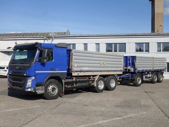 Volvo FM 500 6x4, 3strannásklápěčka + vlek Schwarzmüller