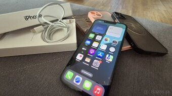 Apple iphone 14 128gb cierny, vyborny stav