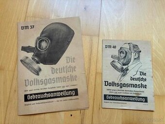 Nemecké návody k plynovým maskám