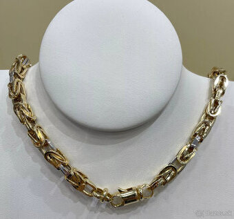 NOVÁ Masívna zlatá retiazka zo 14k zlata - Korai - 1