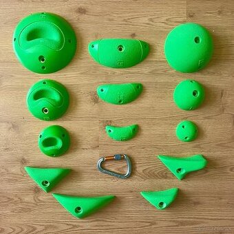 Nové lezecké chyty THEREX Boulder set - 13 kusů