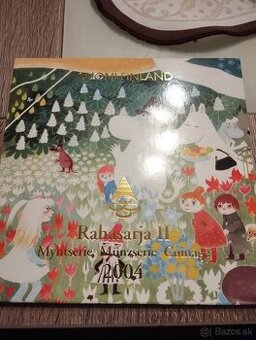 Sada Fínsko 2004 s pamätnou 2 euro mincou