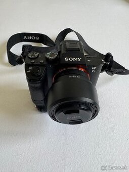 Sony A II + prislusenstvo + F 50 mm f/.8