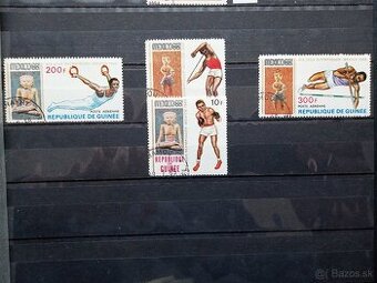 Poštové známky č.663 - Guinea - šport