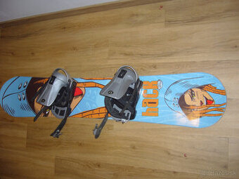 Snowboard dĺžka 145 s viazaním