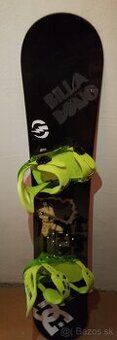 155 cm snowboard ROSSIGNOL + viazanie Burton neon