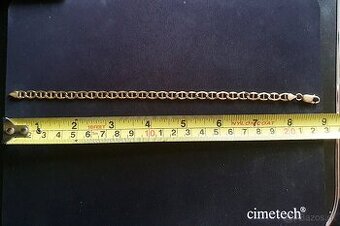 Pánsky zlatý náramok 585