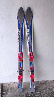 Detské lyže head 120cm + rastúce lyžiarky .