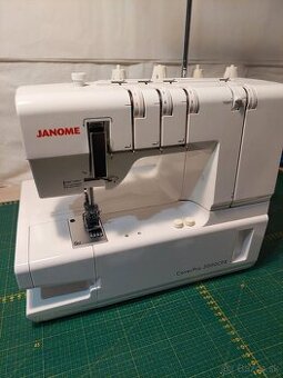 Coverlock Janome 2000 CPX + lemovač zakladač