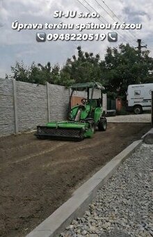 Pôdna fréza spätná fréza zakladač trávnika