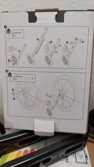 NOVÉ pomocné kolieska na bicykel 20" 24" BTWIN Decathlon