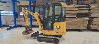 Minibagr CAT 301.6, r.v. 2022, 1325 mth, 3x lžíce