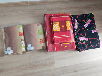 Nové a 1x použité návlečky na posteľ