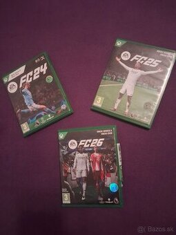 Xbox One/Xbox Series X hry FC24, FC25 a FC26