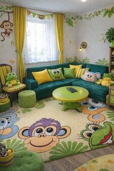 Veselý detský koberec