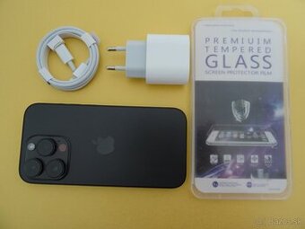 iPhone 14 PRO 256GB BLACK - ZÁRUKA 1 ROK - 100% BATERIA