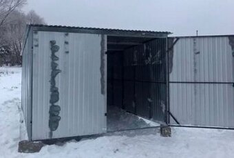 PLECHOVÁ GARÁŽ 3m x 5m  -2 a 3. KVALITY - 1