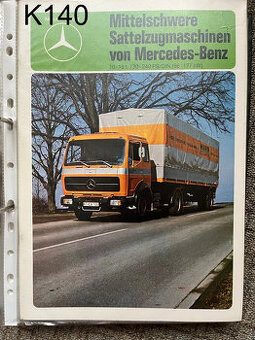 Predam stare prospekty Mercedes - Raritna zbierka.