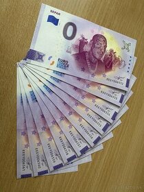 Separ - 0€ bankovka čísla od 6552-6561.