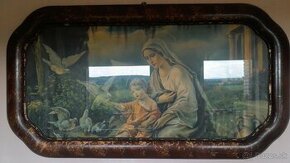 Starožitný svätý retro obraz