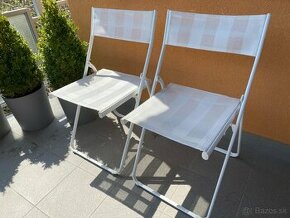 Skladacie stoličky na balkón / terasu