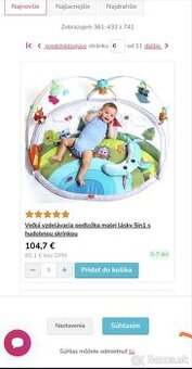 Nová Veľká vzdelávacia podložka malej lásky 5in1