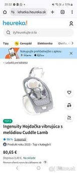 Detské vibrujúce a hracie kresielko