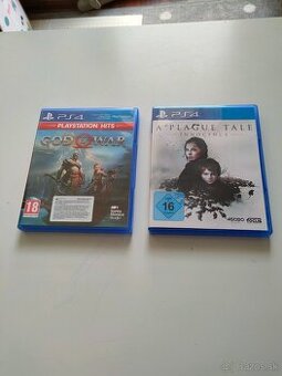 Predám hry na PS4 – super stav (nehrané)