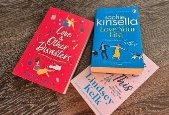 3 x anglicka kniha od Sophie Kinsella