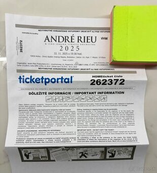 Vstupenky koncert André Rieu Bratislava.