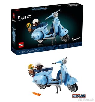 LEGO Icons 10298 Vespa 125, Ideas 21333, Technic 42175 Volvo