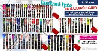 Predaj lyží pre všetky kategórie lyžiarov