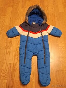 Zimný overal - modrý 80