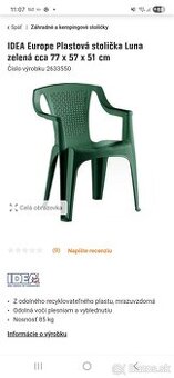 Predam plastove stolicky