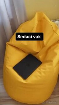 Sedací kožený vak