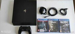 Ps4 pro 1tb+3 hry