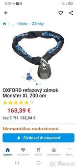 Reťaz so zámkom OXFORD