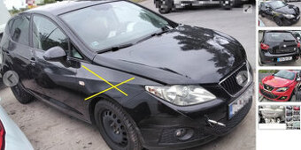SEAT IBIZA J6 1.6 2010 predám MOTOR BTS, DVERE, NÁRAZNÍK, PR