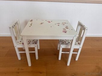 Predam IKEA stolik a stolicky KRITTER