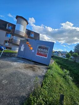 Kancelársky kontajner 30 m² – zateplený, klíma, voda, elektr