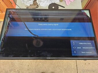 Samsung UE40JU6072U - ROZBITA OBRAZOVKA