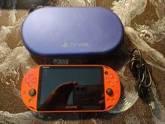 Predám PS vita 2000 Neon Orange + 125gb sd2vita