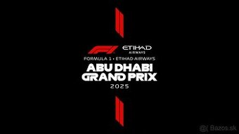 Abu Dhabi Grand Prix 2025 Formula 1 vstupenka