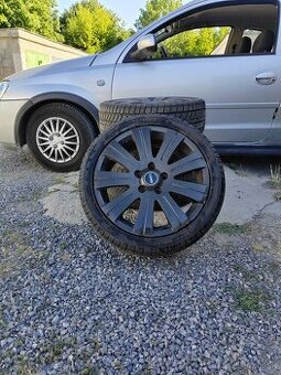 Hliníkové disky VRS 5x112r17 s celoročnými pneu 205/45r17
