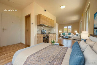 Veľký 1 izbový apartmán B307 v Danubia Residence v Komárne