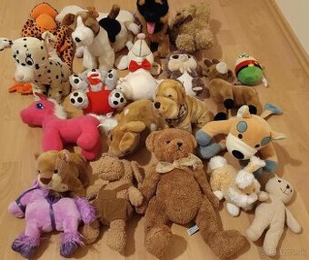 Plyšové hračky - rôzne 40ks